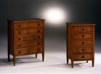 Massive Italian furniture ensemble - Tall cabinet, dresser, sideboard for stylish furnishing