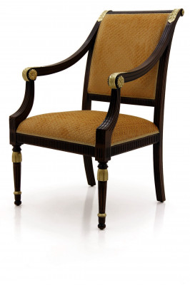 Chair Design Living Room Dining Room Wooden Chairs Upholstered Armrest Vaccari Giovanni