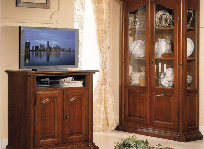 TV sideboard rtv living room design shelf wood shelves lowboard Italy brown