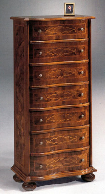 Wood Italian style furniture luxury brown dresser baroque style antique style new