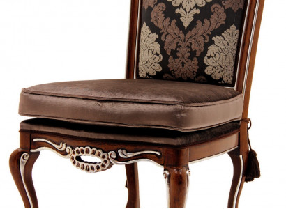 Designer textile chair chairs dining chairs solid wood chair dining chair