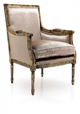 Upholstery TV Textile Wood 1 Seater Design Lounge Club Relax Armchair Chair