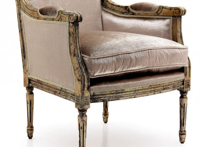 Upholstery TV Textile Wood 1 Seater Design Lounge Club Relax Armchair Chair