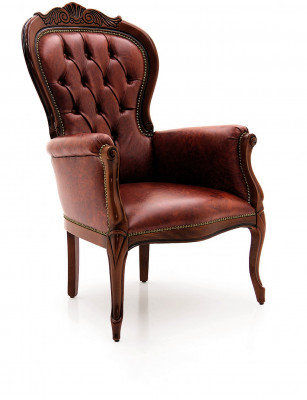 Armchair Designer Chair Upholstered Relax Fabric Textile Lounge Club Single Furniture New
