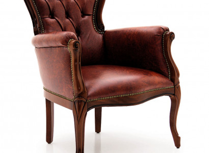Armchair Designer Chair Upholstered Relax Fabric Textile Lounge Club Single Furniture New