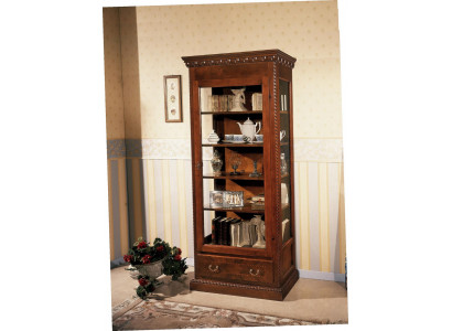 Solid wood furniture glass display cabinet real wood sideboard living room display cabinet