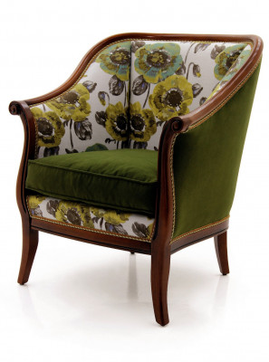 Upholstered Seat Couches One-Seater New Armchair Couch Upholstery Designer Textile 1-Seater