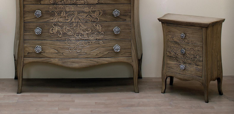 Bedside table bedside cabinet side cabinet dresser nightstand cabinet baroque