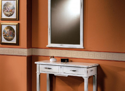 Tables Consoles Table Side Bedroom Wood Mirror + Console Table Dressers