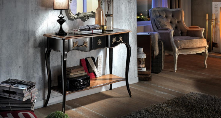 Console table console tables furniture wooden console telephone attendant Italian