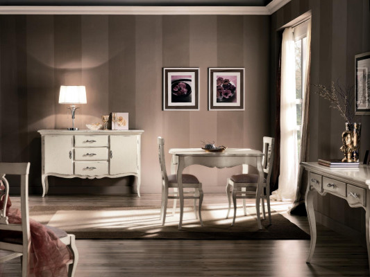 Dining table antique style solid wood furniture Italian dining tables table wood tables