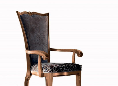 Art Deco dining chair with armrest dining chairs design textile luxury armchair