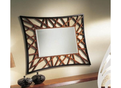 Mirror Wall-Mounted Mirror Wood Modern Wall Mirror Furniture Little Mirror Design 111x89 New