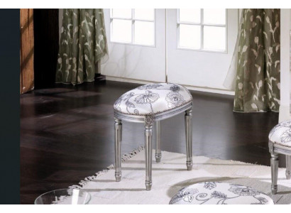 Upholstered bench, footstool, ottoman, pouf, living room designer stool