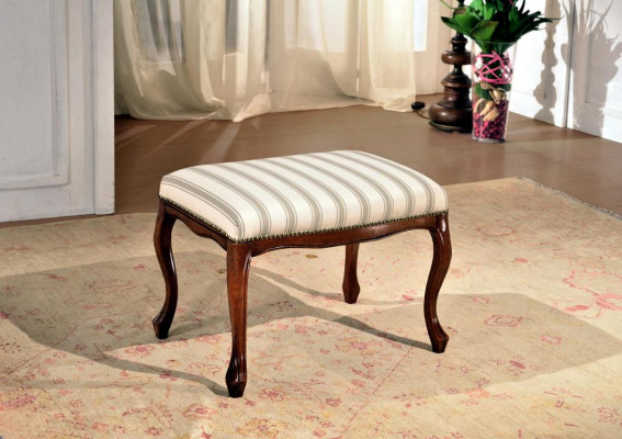 Ottoman Seat Chaise Padded Pouf Benches Design Upholstered Stool Footstool