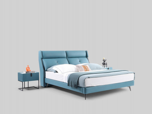 Beds Double Hotel Sleep Room Wood New 180x200cm Bed Upholstery Design