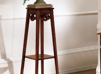 Flower stand, flower holder, vase stand, solid real wood plant pot holder