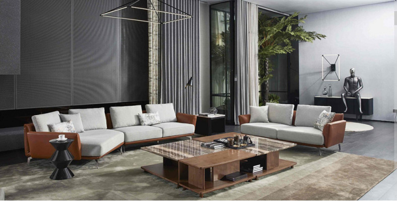 Corner sofa living landscape sofa couch L-shape upholstered couches design set leather