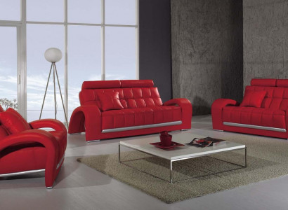 Designer sofa set 3+1+1 seater sofa couch leather suite upholstery set