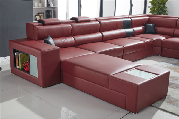Couch living landscape corner suite design modern sofa U-shape leather