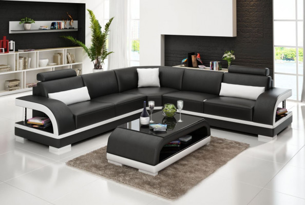 Modern sofa corner suite L-shape upholstered corner designer couch seating furniture