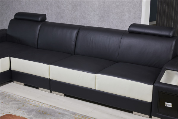 Leather Modern Couch Living Landscape Leather Sofa Sofa Set Furniture Sofa