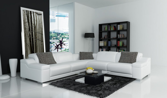 Corner sofa couch upholstery living landscape leather corner decor sofas set