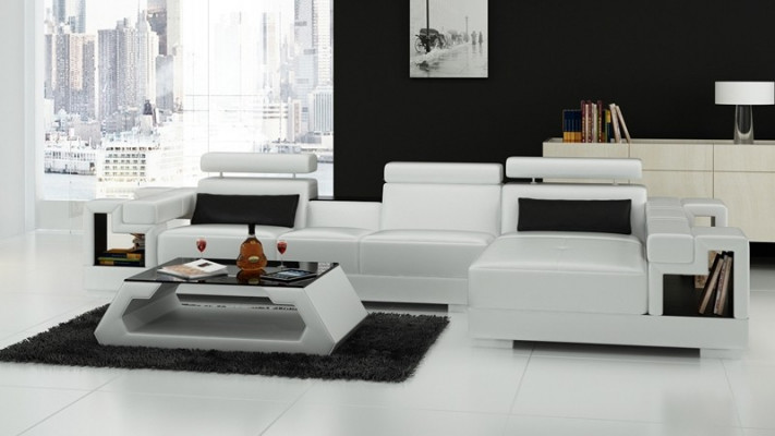 L-shaped sofa couch upholstery set living room landscape design corner sofa leather