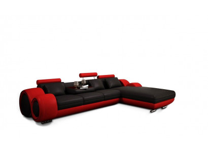 Corner sofa couch upholstered living landscape leather corner sofa set