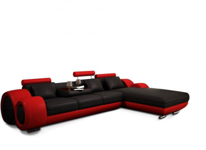 Corner sofa couch upholstered living landscape leather corner sofa set