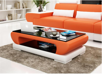 Design glass table leather couch table tables glass sofa coffee tables