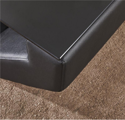 Noble luxury coffee tables glass design couch table sofa side leather tables