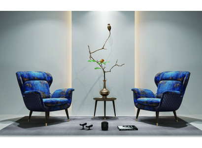 Design armchair 1-seater fabric couch sofa upholstered sofas new
