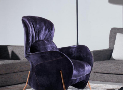 Armchair Club Lounge Designer Chair Upholstered Sofa 1-Seater Relax