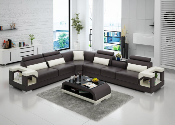 Modern leather sofa couch upholstery corner unit corner sofas sofa couches corner sofa + USB