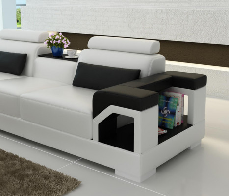 Modern leather sofa couch upholstery corner unit corner sofas sofa couches corner sofa + USB