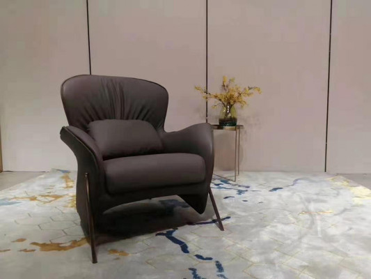 Armchair Club Lounge Designer Chair Upholstered Sofa 1-Seater Relax