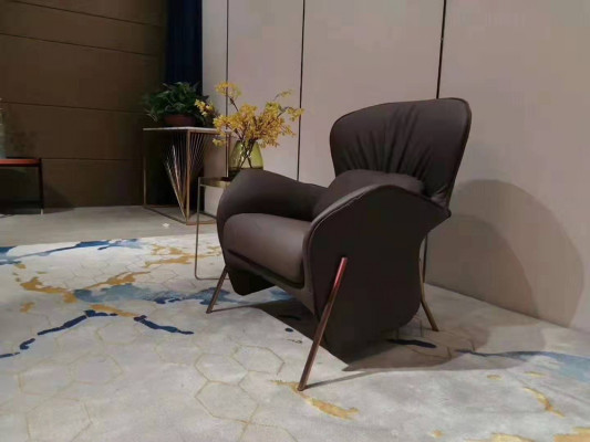 Armchair Club Lounge Designer Chair Upholstered Sofa 1-Seater Relax