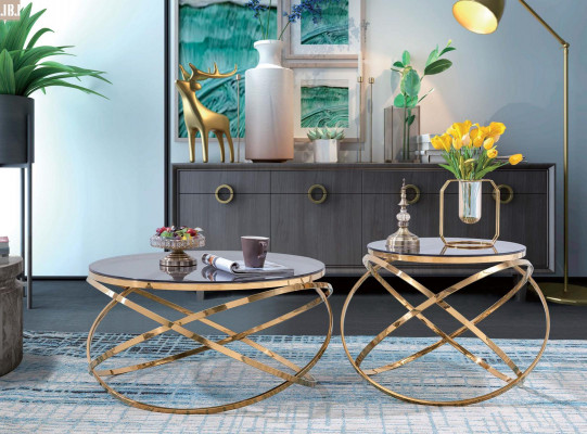 Coffee Table Round Tables Round Sofa Metal Glass Side Designer
