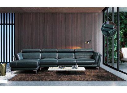 Italian design corner sofa couch seating upholstery corner set couches