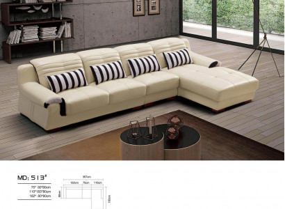 Upholstered Leather Couch Sofa Landscape Corner Sofas New Corner Suite Seating