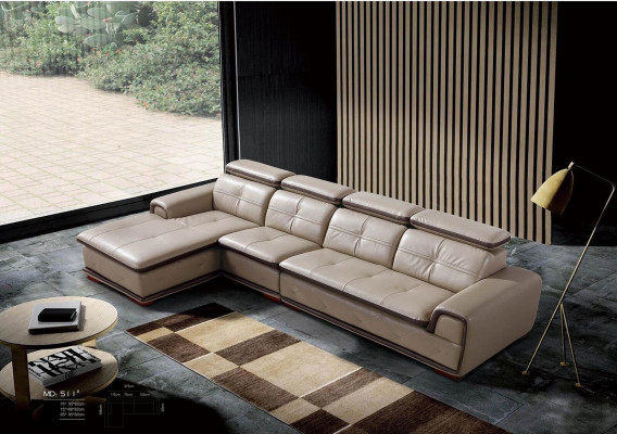 Leather Couch Corner Sofa Seat Upholstery Suite Living Room Landscape Sofas