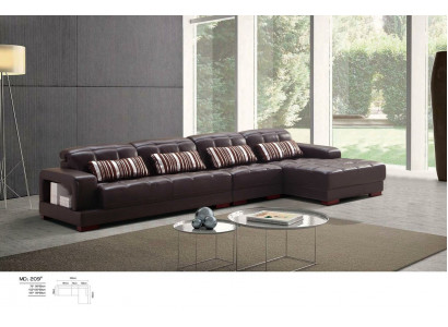 Upholstered leather couch corner sofa living room landscape sofas new corner