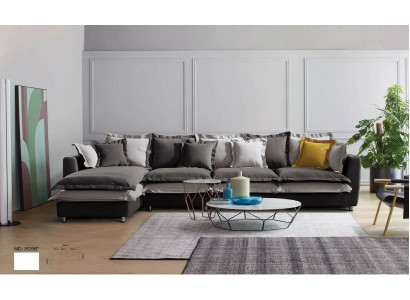 Corner sofa fabric seat upholstery couch set living room landscape sofas