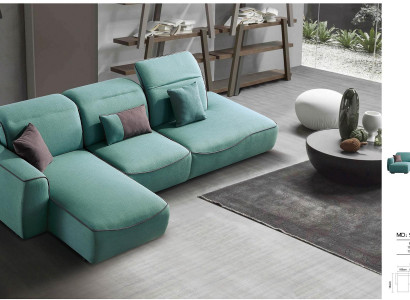 Italian design corner sofa seat upholstery corner suite couches corner textile
