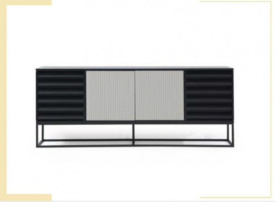 Dining area dining group dining room dining table chairs 8-piece wood black set new