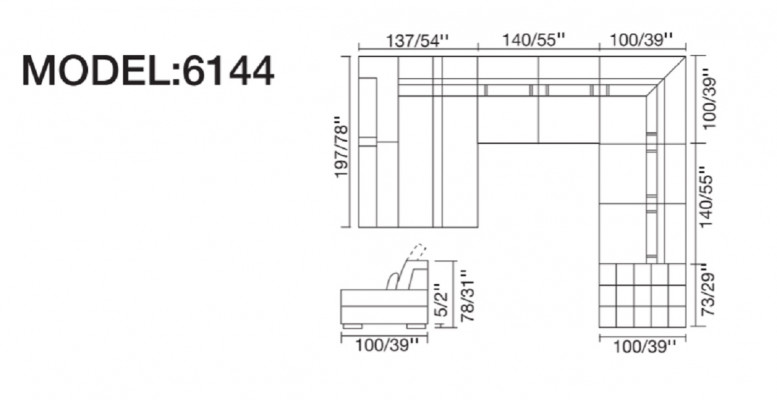 Luxury living landscape corner sofa couch upholstery leather seat U shape