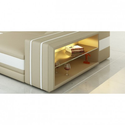 Sectional landscape corner sofa leather sofa couch upholstery seating corner suite DonbassB