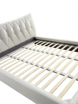 Modern design bed XXL beds hotel luxury style double leather 140 160