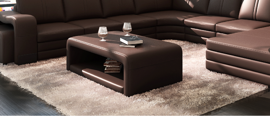Design modern coffee table Franco tables living room table upholstered
